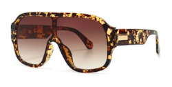 Oversized: Gotti Shield Sunglasses