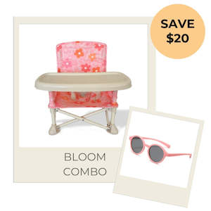 Portable Highchair & Baby Sunglasses Combo | Bloom