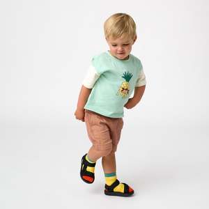 All: Monkeying around Tee and Tan Shorts Set