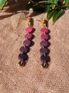 Products: Gradient Circle Drop Earrings