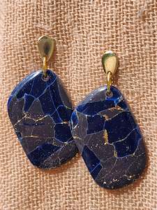 Products: Midnight & Gold Drop Earrings
