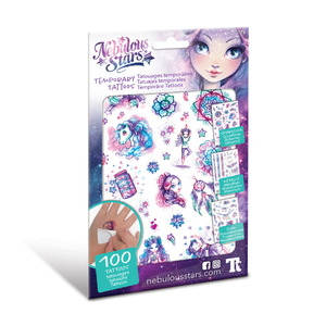 100 Temporary Tattoos - Nebulous Stars