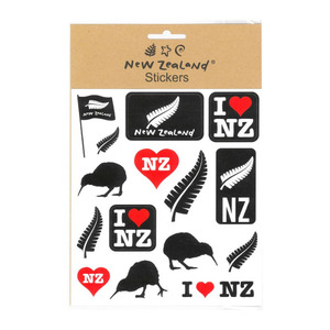 Stickers Tattoos: Stickers - I Love NZ