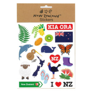 Stickers Tattoos: Stickers NZ Kiwiana Icons