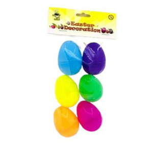 Easter: Filler Egg Coloured 6cm 6pc