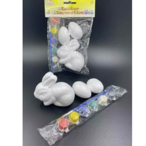 Easter: Easter Bunny and 2 Eggs Painting Kit