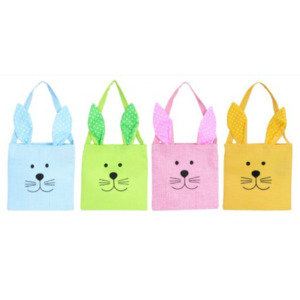 Easter: Easter Bunny Tote Bag Asst
