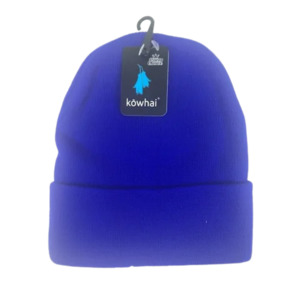 Winter Popular: Beanie 100% Acrylic Hat 60g - Blue