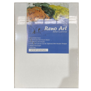 Reno Art Stretched Canvas - 12 x 16in - 30cm x 40cm x 18mm