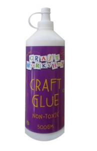 Adhesives: Glue White All Purpose 500gm
