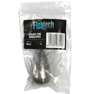 Sinkers: Fishtech Snap On Sinker 8oz