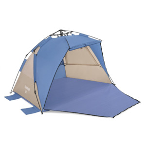 Tents Accessories: Bestway Beach Dome 4 Tent with SwiftClick Setup - (1.07m+1.27m) x 2.40m x 1.25m