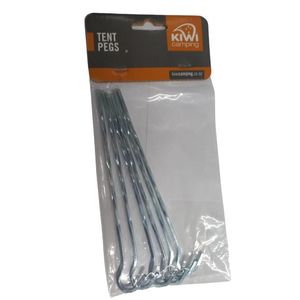 Kiwi Twisted Steel Pegs 17.5cm 6pk