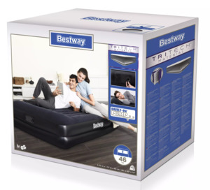 Tritech Airbed Queen Built-in AC pump - 2.03m x 1.52m x 46cm