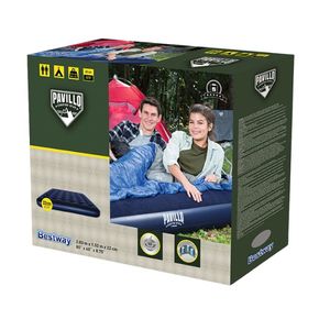 Sleeping Bags Air Beds: Pavillo 2.03m x 1.52m x 22cm Horizon Queen Airbed - Blue