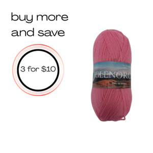 Acrylic Yarn: Glenorchy 100% NZ Wool 19 Candy