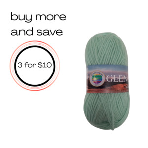 Acrylic Yarn: Glenorchy 100% NZ Wool 21 Spearmint