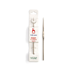 Acrylic Yarn: Crochet Hook Steel x 1 size 1.25