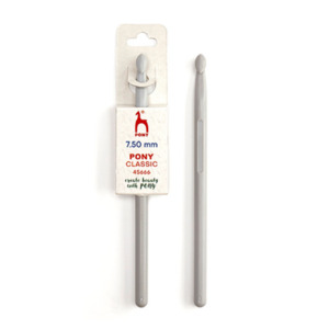 Crochet Hook Plastic 1 x size 7.50mm