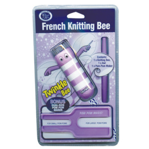 Crochet Knitting: Knitting Bee - Twinkle Lavender