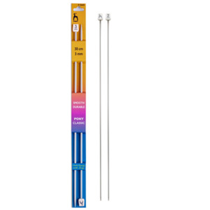 Straight Needles Aluminium 3.5mm 30cm