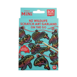 Diy Kits: Totally Mini NZ Wildlife Scratch Art Garland