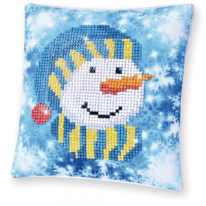 Diy Kits: Diamond Dotz - Snowman Cap Pillow