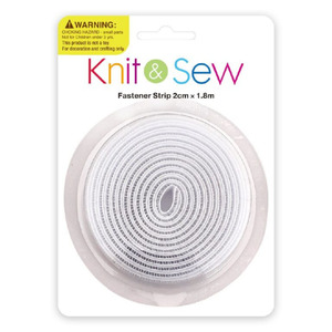 K&S Fastener Strip White 20mm
