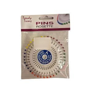 Sewing: Pins - Rosette Glass Head 40 x 38mm