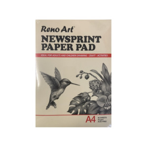 Pads 1: Newsprint Paper Pad A4 80 Sheets