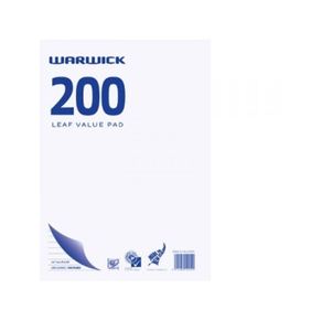 Pads 1: Warwick Value Pad A4 200