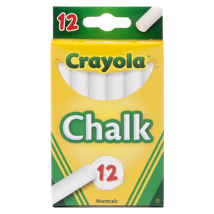 Teacher Supplies: Crayola Chalk White 12pk