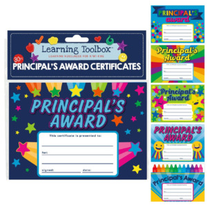 Teacher Supplies: Principal Certificate A5 30pc