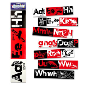 Teacher Supplies: Wall Border NZ Maori Alphabet 7pc