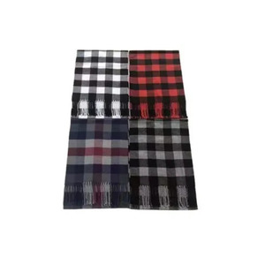Winter Clothing: Checkered Scarves 180x32cm