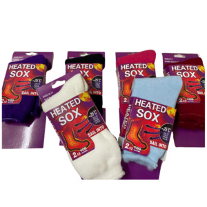Socks: Heated Sox for Ladies - 1pr