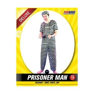 Deluxe Adult Costume - Prisoner Man 08929