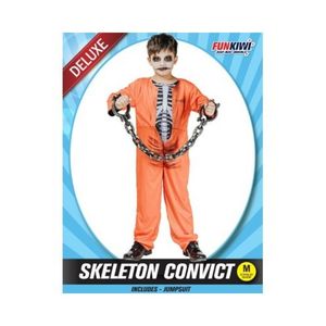 Deluxe Child Costume - Skeleton Convict