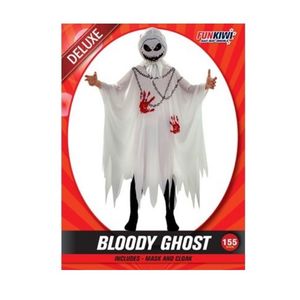 Childrens Costumes: Deluxe 155 Costume - Bloody Ghost 155