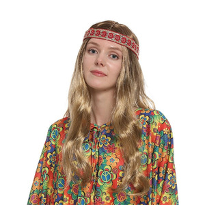 Wigs: 60s Hippie Wig & Headband