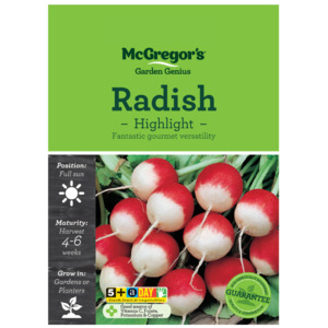 Seeds: Seeds M6690 Radish - Highlights Red & White