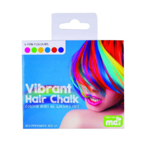 Hair Accessories: Vibrant Hair Chalk 6 Colours
