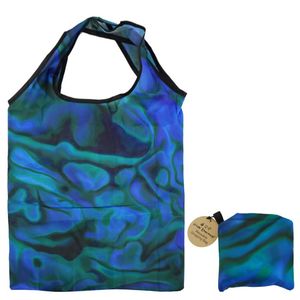 Shopping Bags: Shopping Bag Foldable NZ Paua Shell