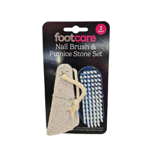 Footcare - Pumice Stone & Nail Brush Set