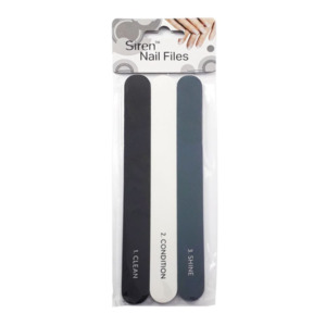 Nail Kits: Nail File Clean Condition Shine 3pc