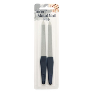 Metal Nail File 2pc 15cm