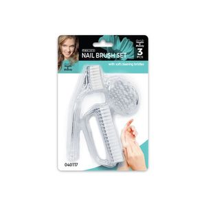 Nail Kits: Nail Brush Set 3pc