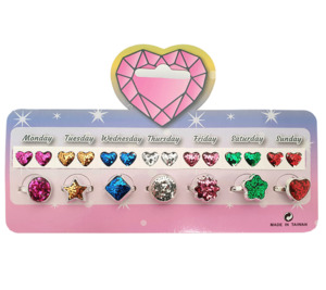 Nail Art: Stick on Earrings with Glitter