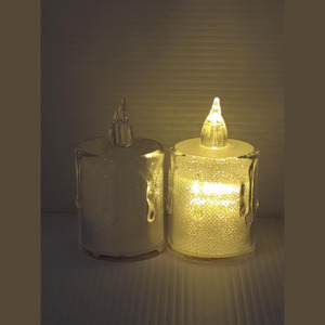 Candles Home Fragrance Accessories: LED Dripping Tealight Candle - 6.55cm