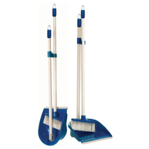 Cleaning Tools: Brush & Pan Upright Fold Away